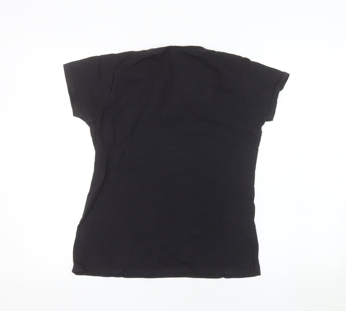Fruit of the Loom Womens Black Small Basic Cotton T-Shirt