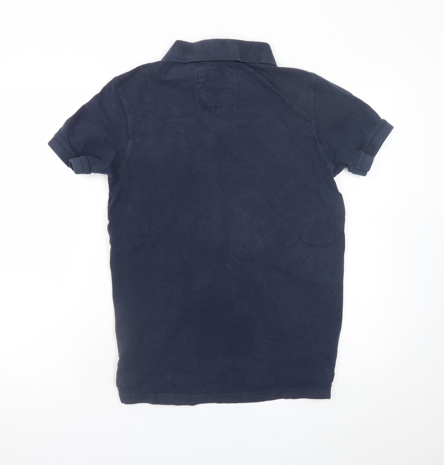 Crew Clothing Co. Men's Navy Blue Polo Shirt XS Short Sleeve Cotton