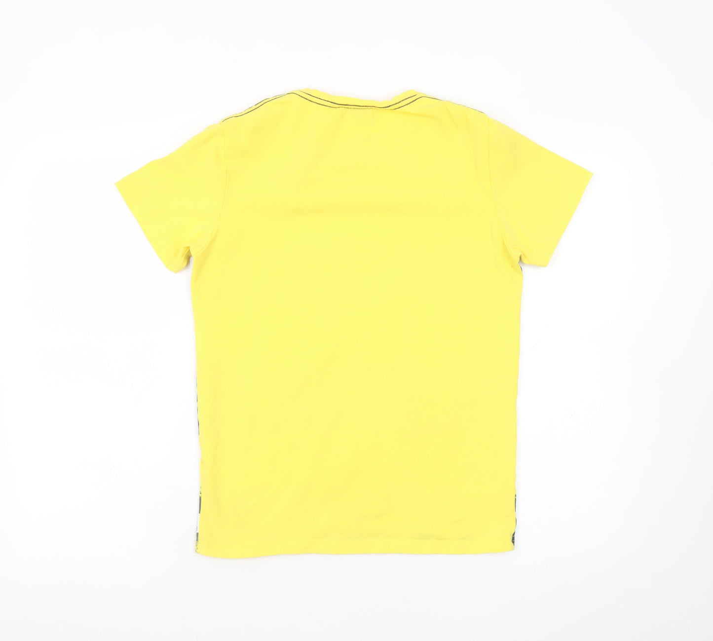 Emporio Armani Men’s Yellow Graphic Logo T-Shirt Size S