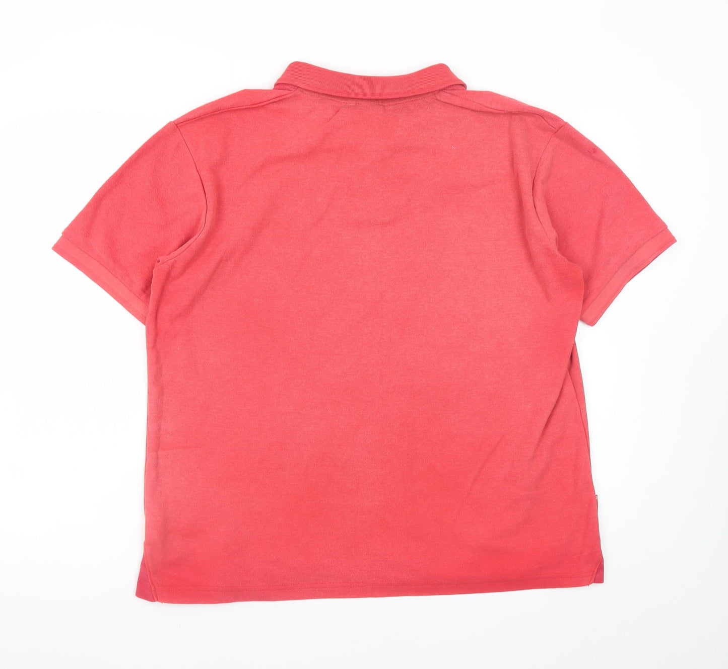 Slazenger Men's Red XL Polo Shirt Cotton Regular Fit