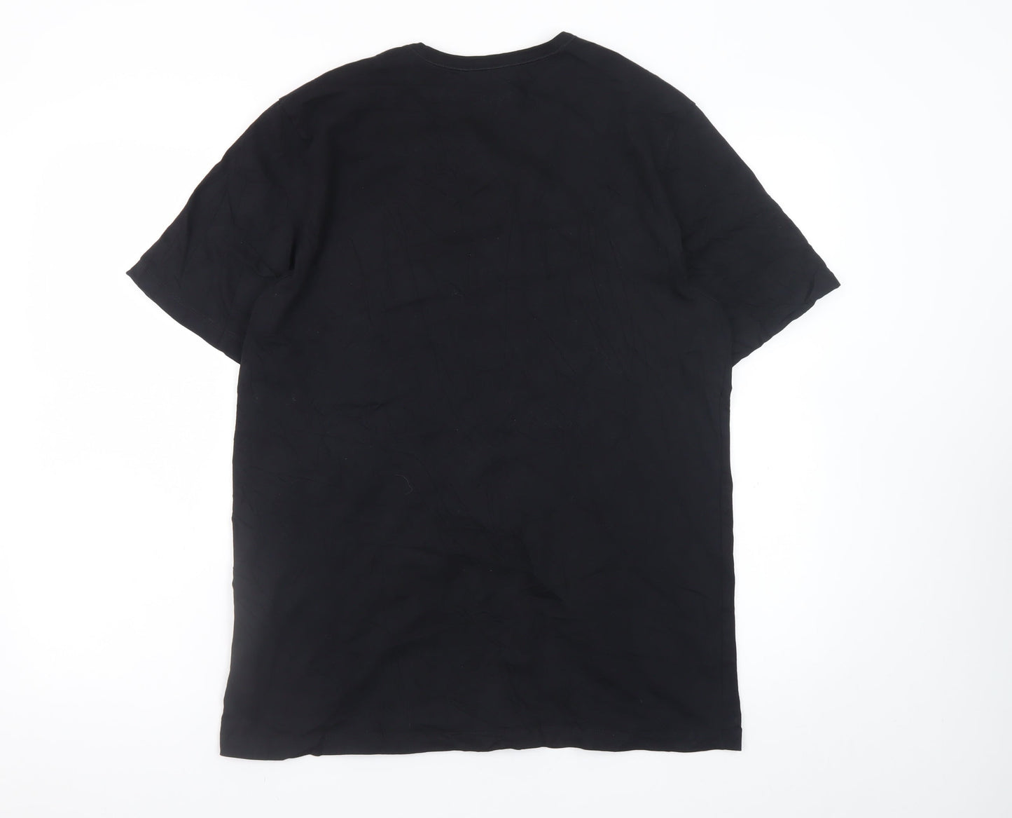 HUGO BOSS Men's Black XL Classic Crew Neck Cotton T-Shirt