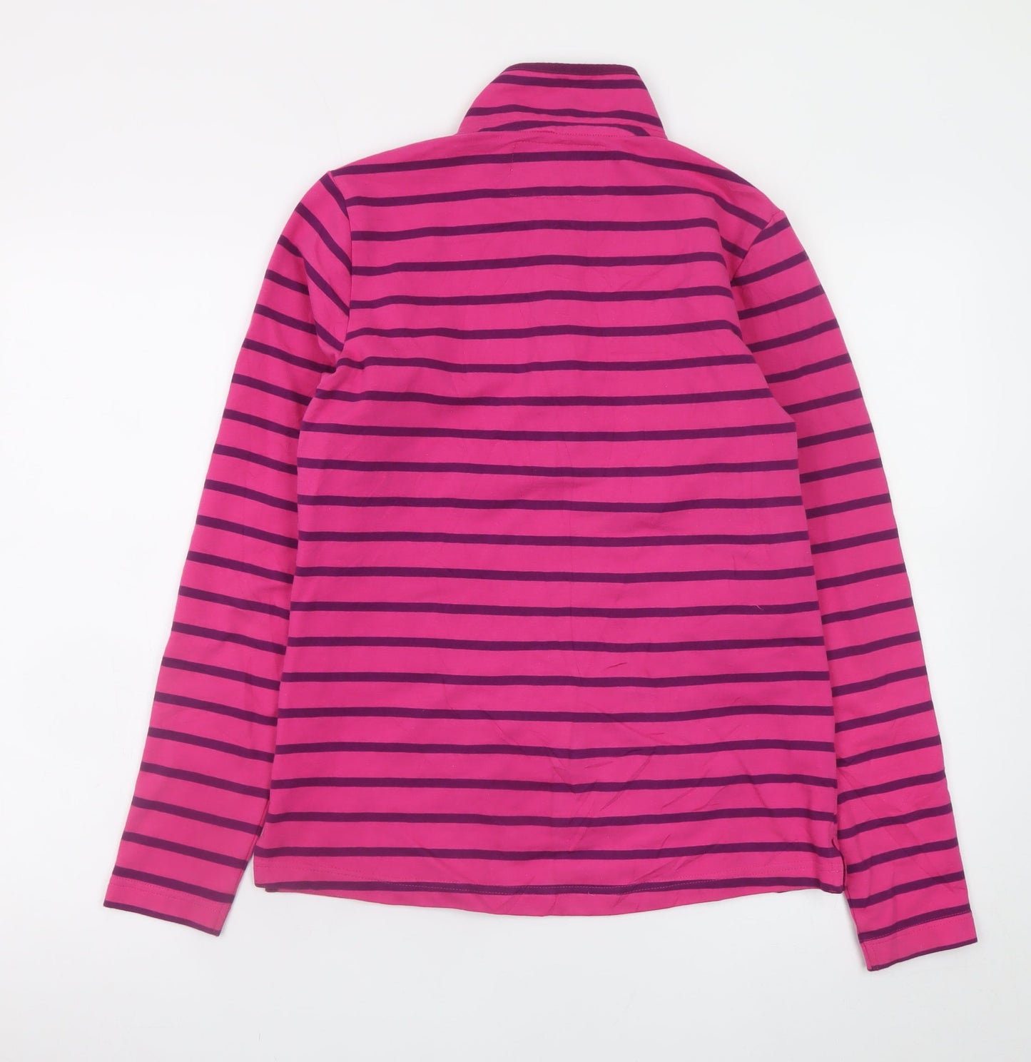 Equestrian Women’s Pink Striped Pullover Sweatshirt Small 8-10