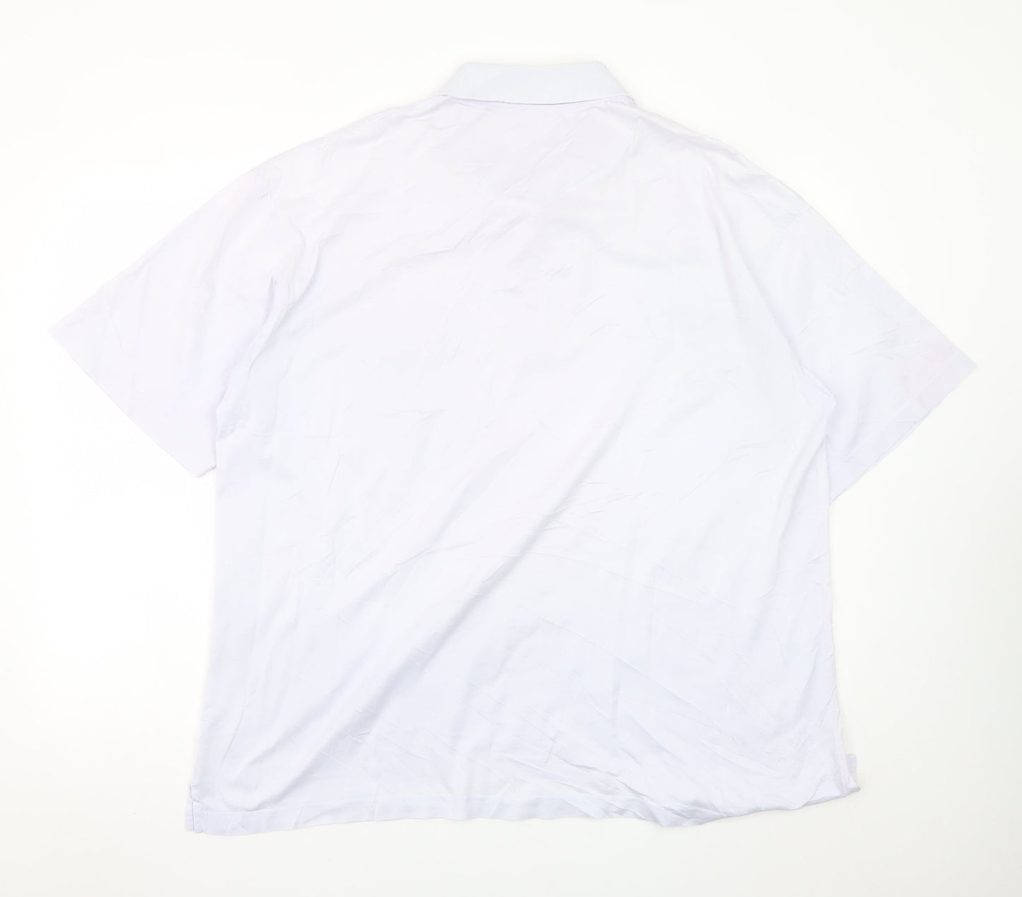 Wolsey Men's White 2XL Cotton Short Sleeve Polo Shirt