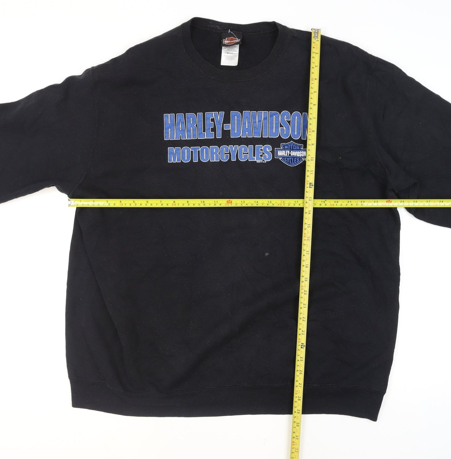 Harley-Davidson Men’s Black 2XL Pullover Sweatshirt Biker Graphic