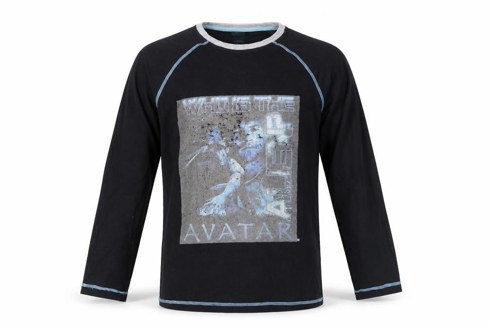Men’s Avatar Black Long Sleeve Graphic Top - Size M