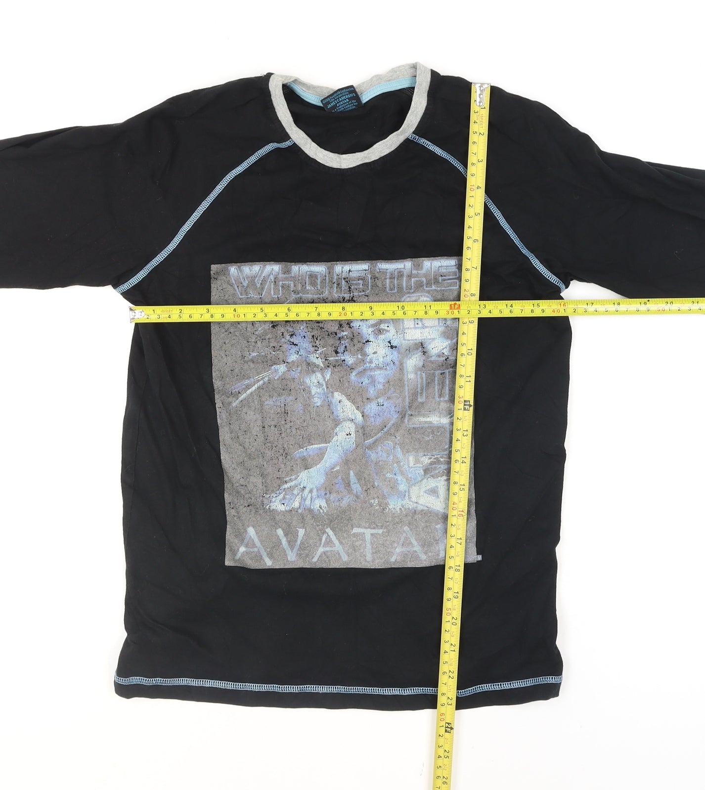 Men’s Avatar Black Long Sleeve Graphic Top - Size M