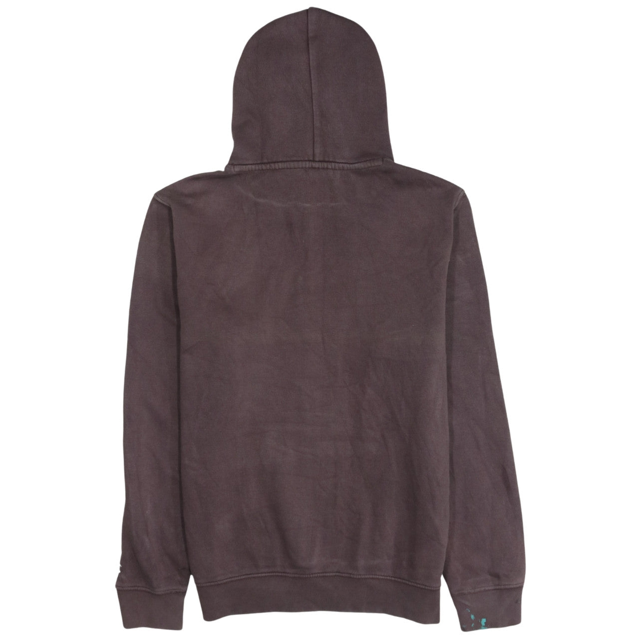 Champion Men's Brown Small Pullover Hoodie with Logo Print