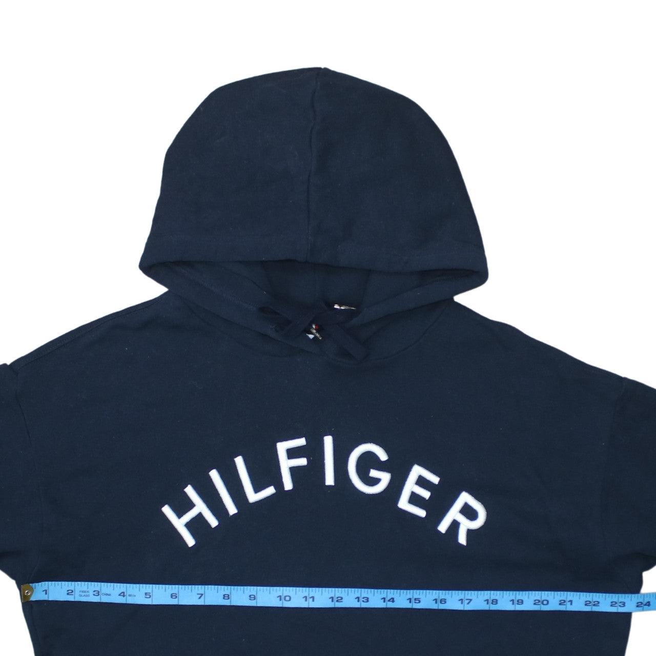 Tommy Hilfiger Men's Navy Blue XS Pullover Hoodie Cotton Sweatshirt