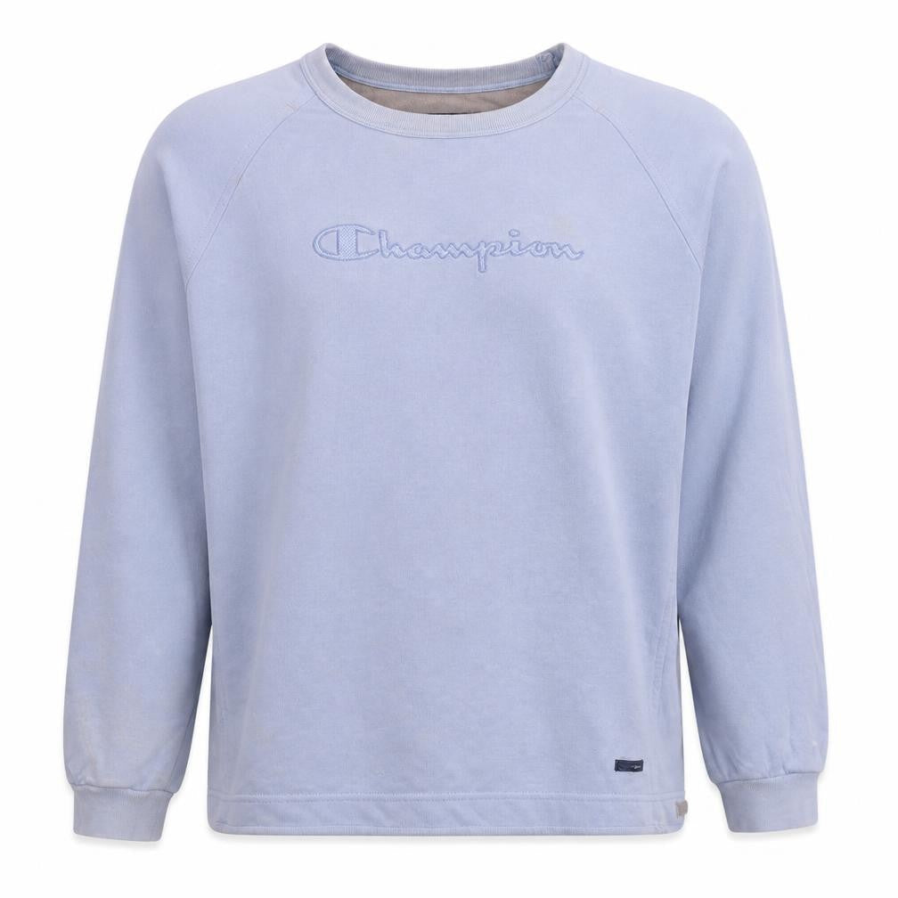 Champion Men's Blue Small Pullover Sweatshirt Embroidered Logo