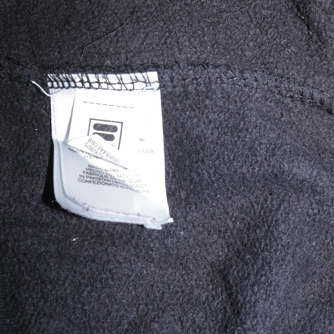 Fila Men’s Black Pullover Hoodie Small Logo Sweatshirt