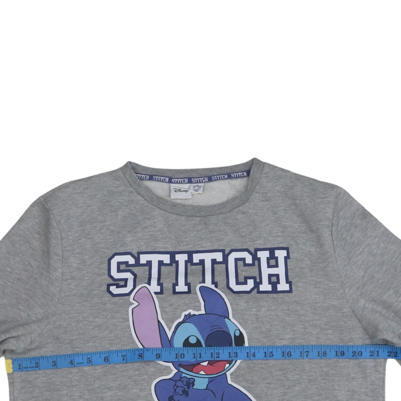 Disney Women Grey Stitch Pullover Sweatshirt Size M