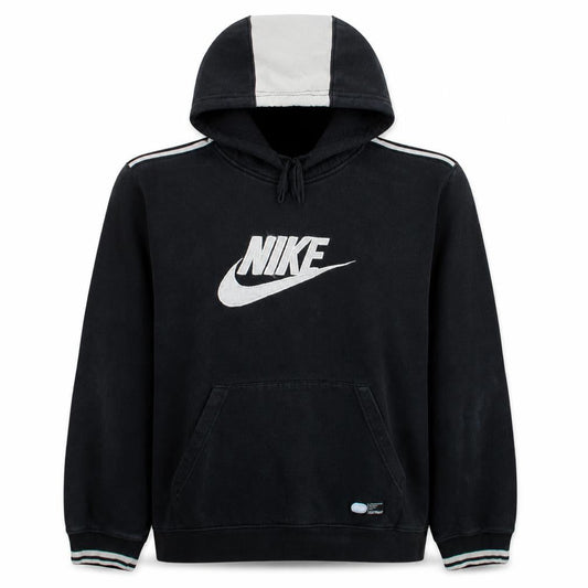 Nike Boys Black Pullover Hoodie with Logo and Drawstring Hood Size M