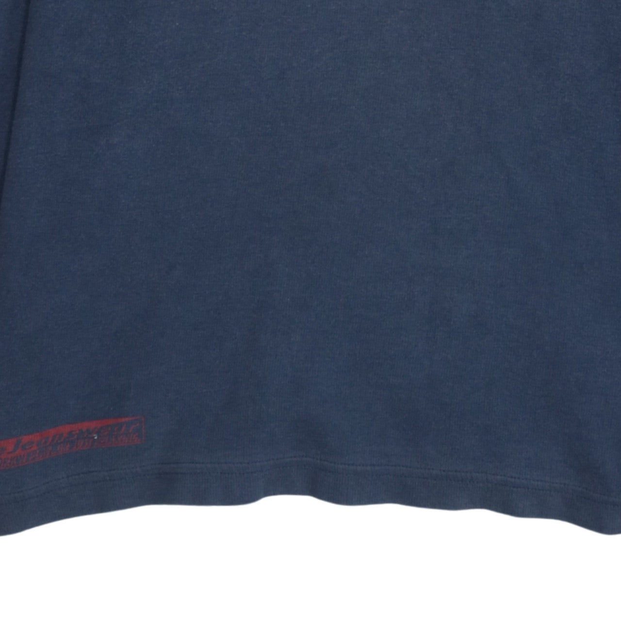 Lee Mens Blue 1/4 Zip Cotton Sweatshirt L Long Sleeve Vintage