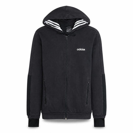 Adidas Men's Black Full Zip Hoodie Size S Regular Fit
