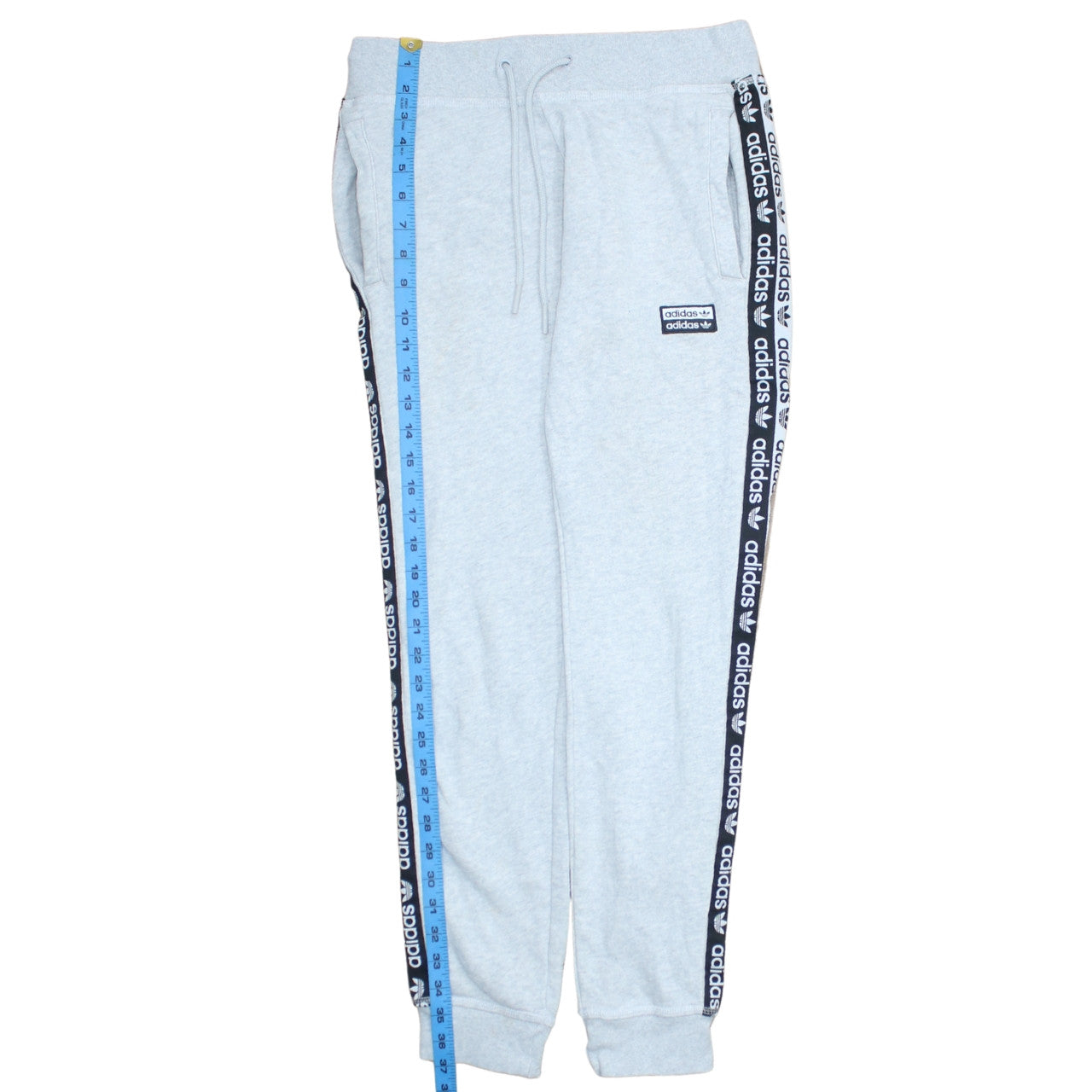 Adidas Womens Grey Jogger Sweatpants Size 10 Cotton Blend Activewear