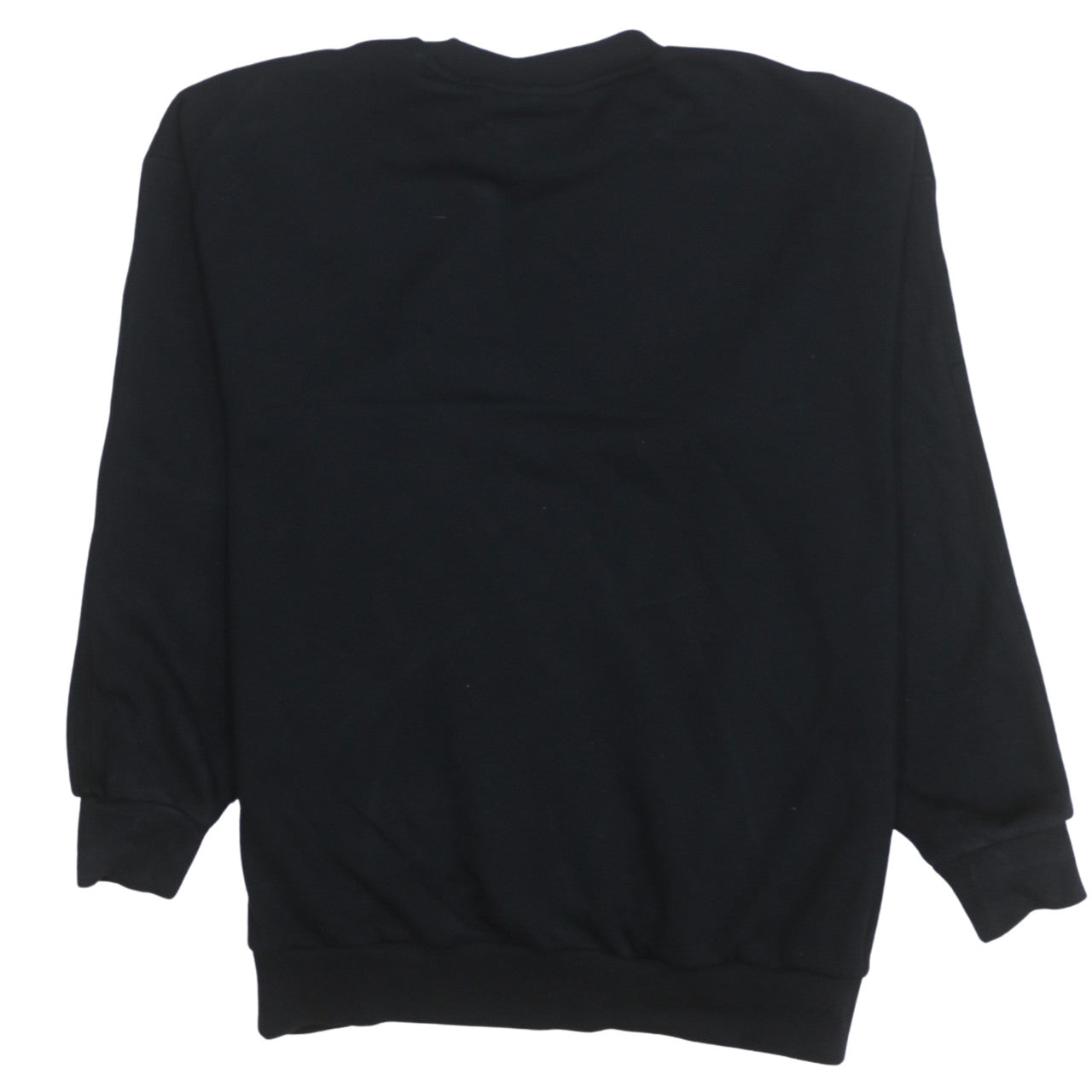 Adidas Women Black Size 12 Pullover Sweatshirt with Logo Detail