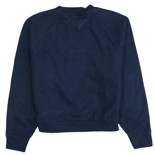 Tommy Jeans Women's Navy Blue Cotton Crew Neck Sweatshirt Size S
