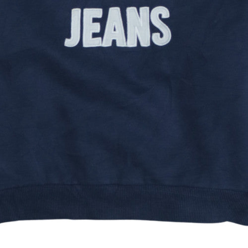 Tommy Jeans Women's Navy Blue Cotton Crew Neck Sweatshirt Size S