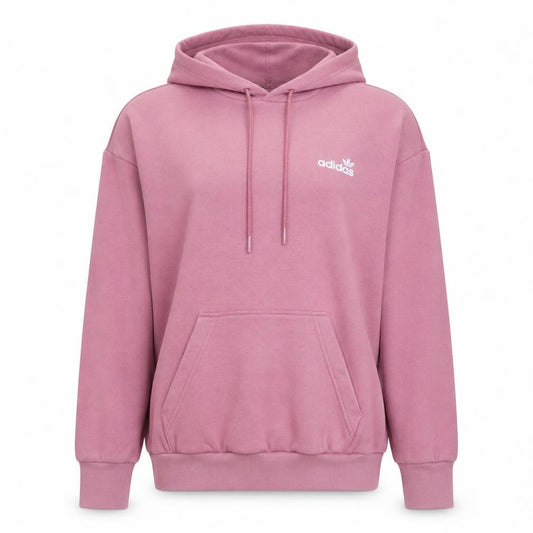 Adidas Womens Pink Pullover Hoodie XS Cotton Blend Casual