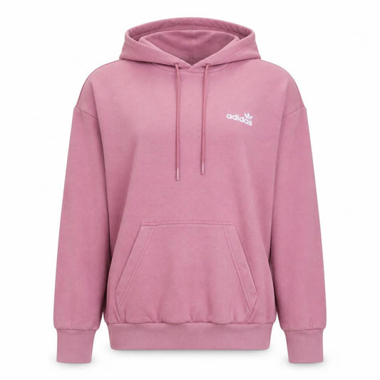 Adidas Womens Pink Pullover Hoodie XS Cotton Blend Casual