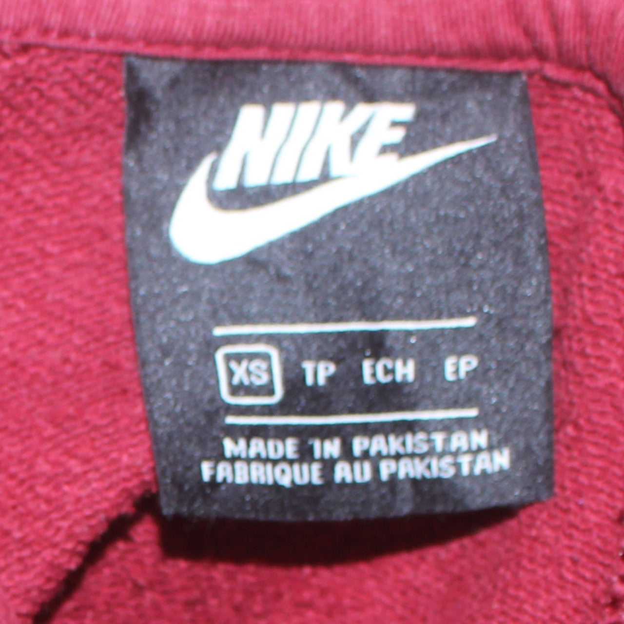 Nike Men's Red Pullover Hoodie XS Fleece Sportswear