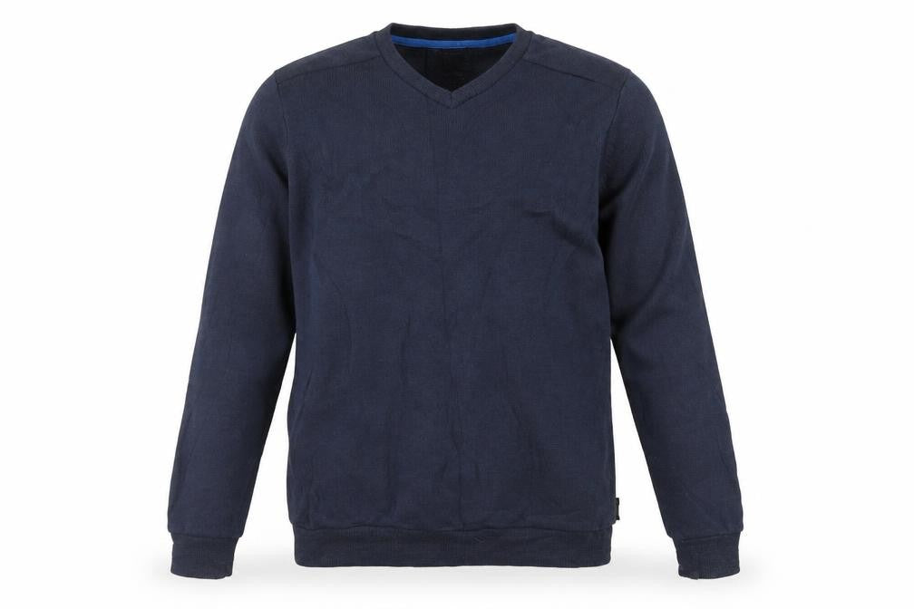 Quechua Men's Blue XS V-Neck Fleece Pullover Jumper