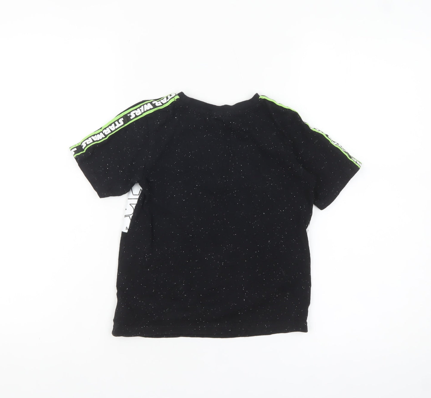 Tu Star Wars Boys Black 6-7 Years Short Sleeve Graphic T-Shirt