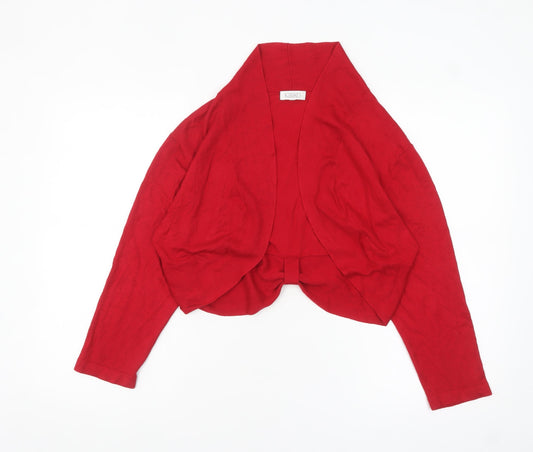 Kaliko Women’s Red Long Sleeve Shrug Cardigan Size 18