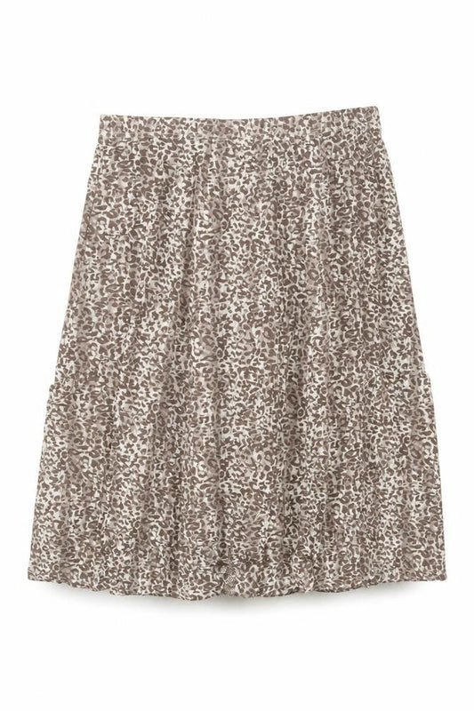 Cotswold Collections Women’s Brown Animal Print A-Line Skirt 3XL
