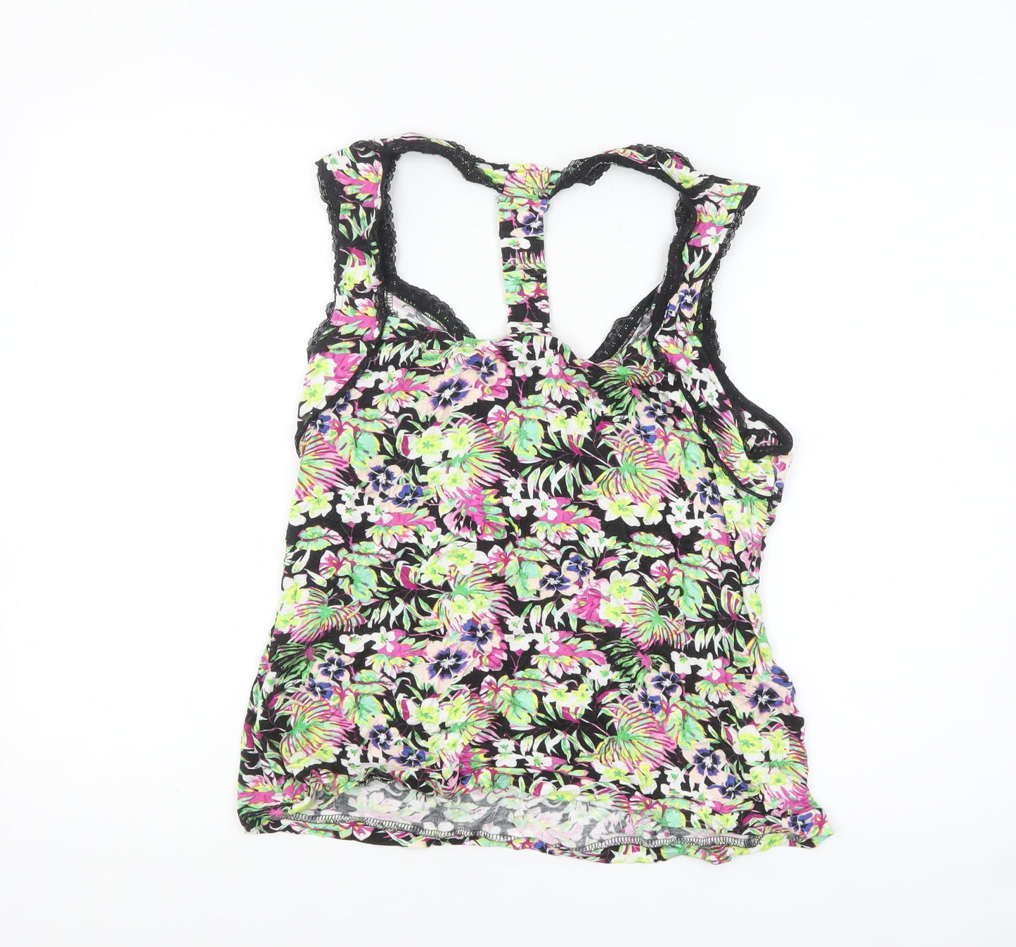 Lottie Loves Women’s Multicoloured Floral Viscose Camisole Tank Top Size 20/22