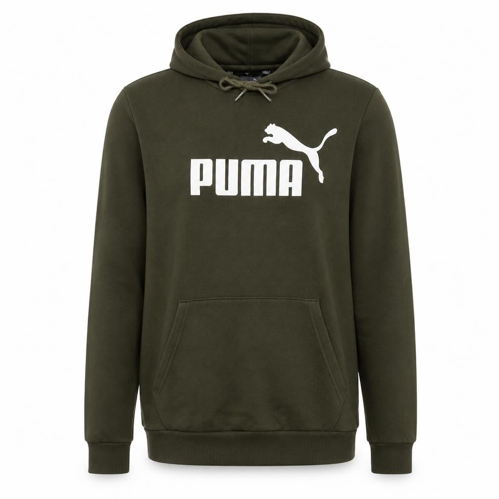 Puma Mens Green Pullover Hoodie M Regular Fit Sportswear