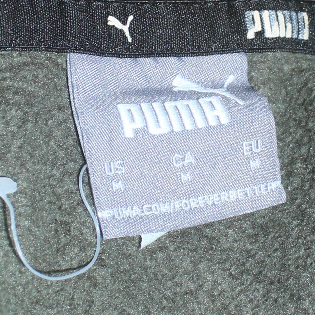 Puma Mens Green Pullover Hoodie M Regular Fit Sportswear