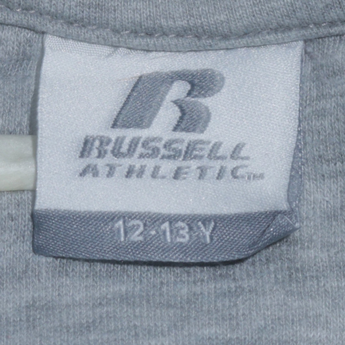 Russell Athletic Boys Grey Full Zip Hoodie 12-13 Years Fleece Sweatshirt