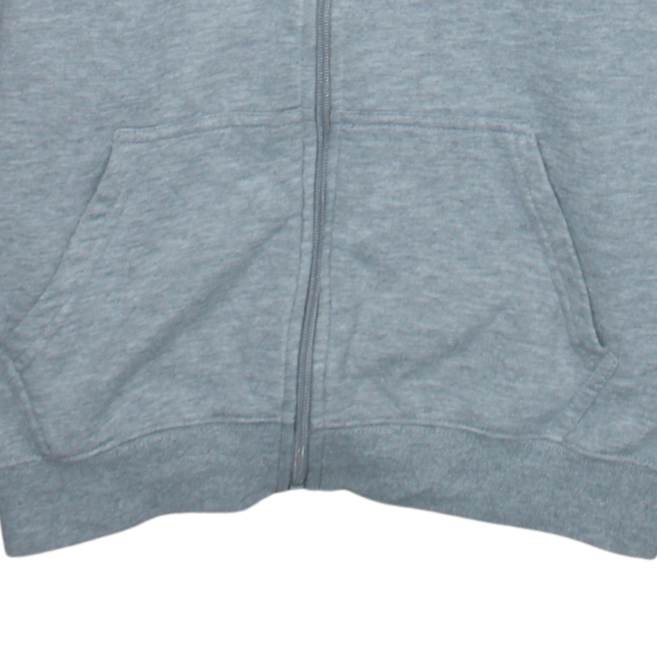 Russell Athletic Boys Grey Full Zip Hoodie 12-13 Years Fleece Sweatshirt