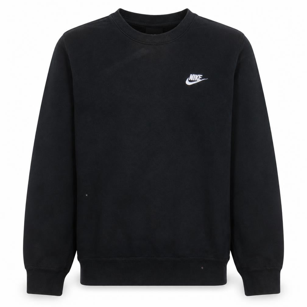 Nike Men's Black XS Pullover Sweatshirt Crew Neck Fleece