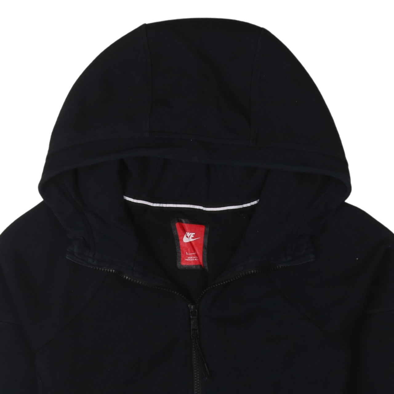 Nike Men's Black Full Zip Hoodie Size S Regular Fit Sportswear