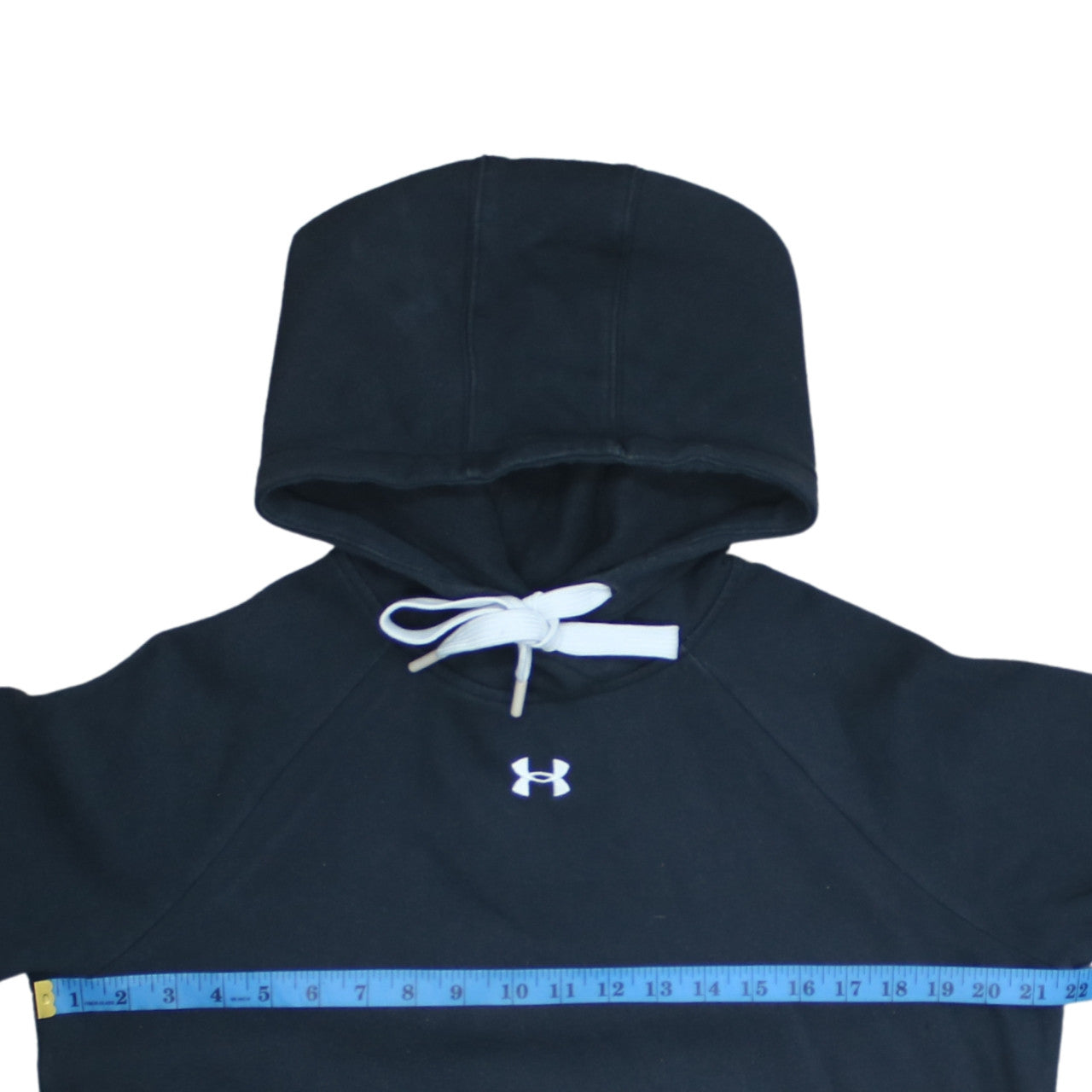 Under Armour Men's Black Pullover Hoodie M Relaxed Fit Fleece