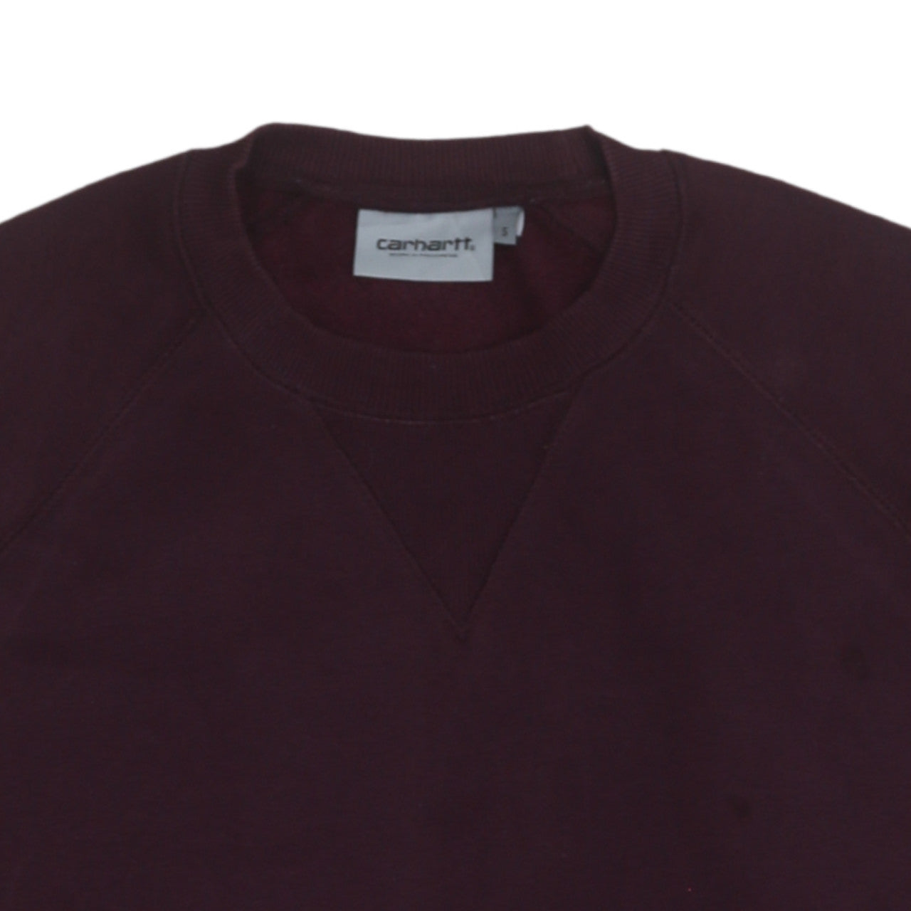 Carhartt Men's Brown Crew Neck Fleece Sweatshirt Size S