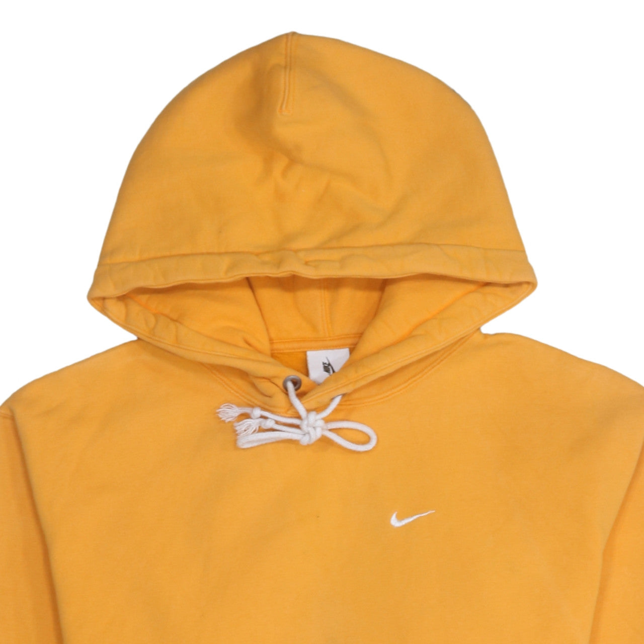 Nike Men's Yellow Pullover Hoodie XS Regular Fit Sportswear