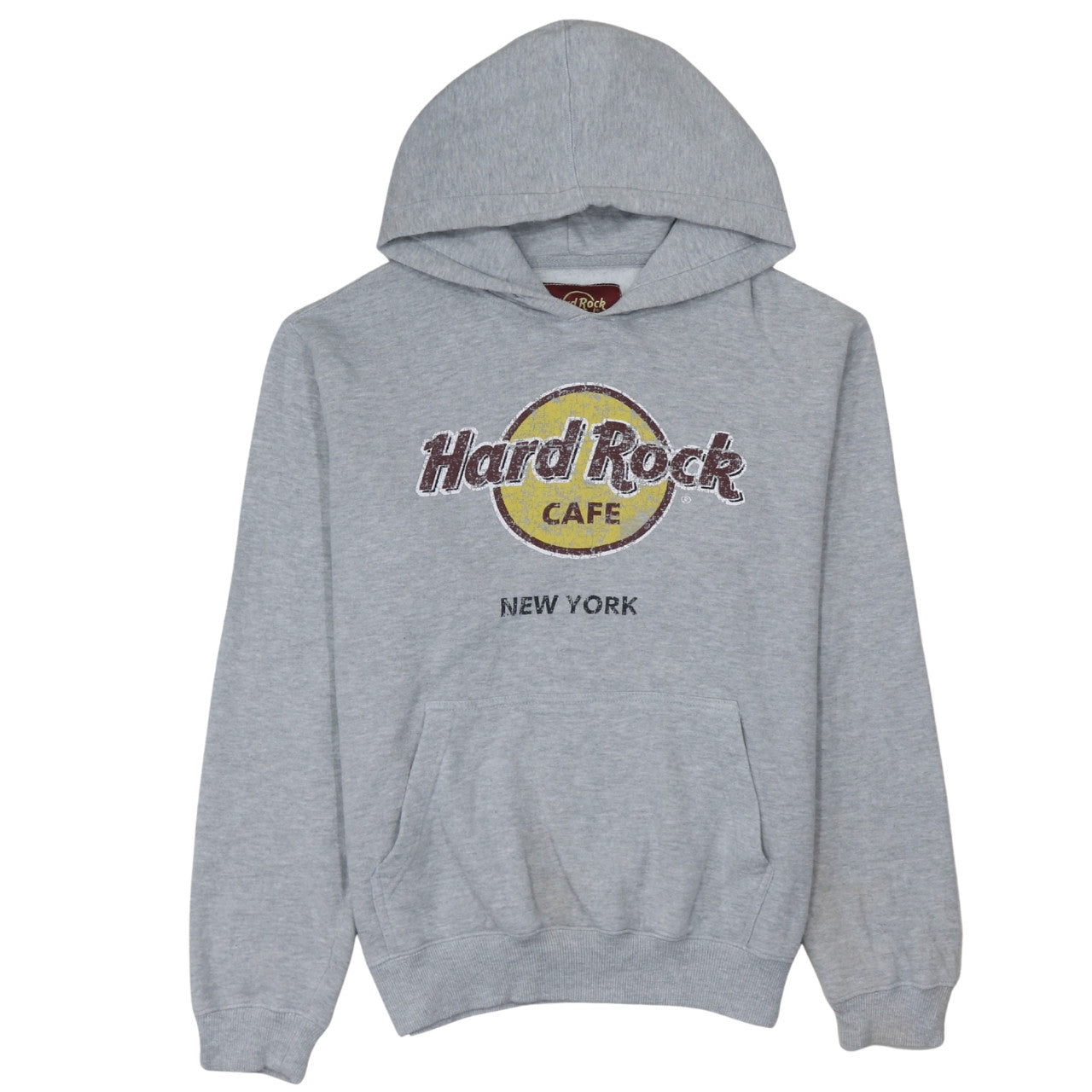 Hard Rock Cafe Women's Grey Medium Pullover Hoodie Cotton Blend