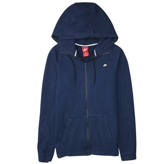 Nike Men's Blue Full Zip Hoodie Size S Fleece Sportswear