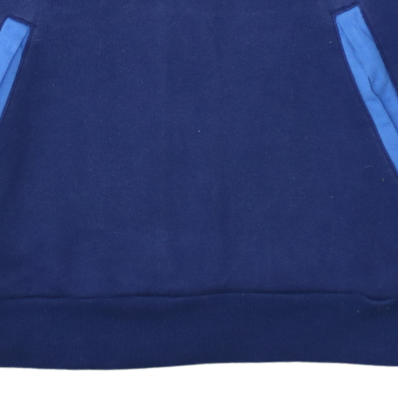 Adidas Men's Blue Pullover Hoodie Small Embroidered Logo Sportswear