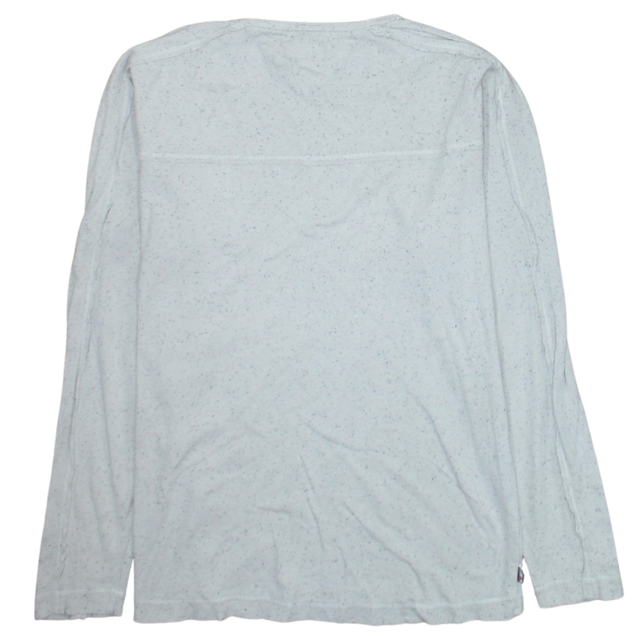 Tommy Hilfiger Denim Men's White Long Sleeve Crew Neck Casual Top Size S