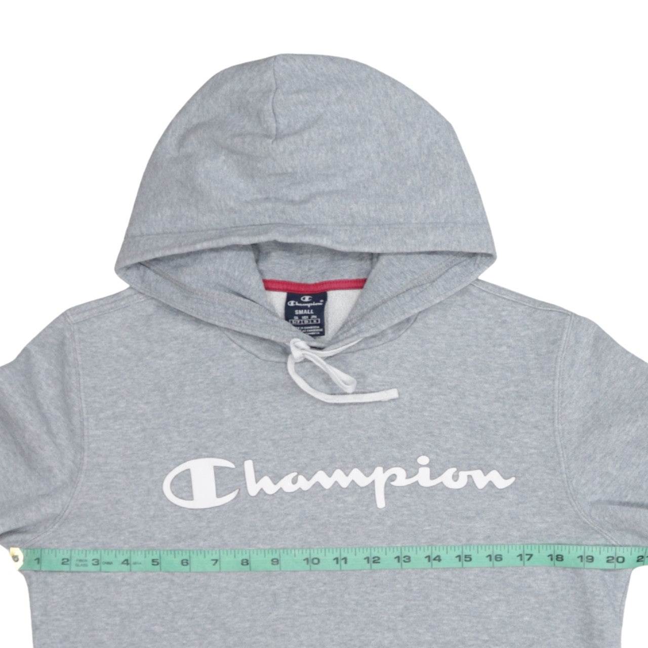 Champion Men's Grey Small Pullover Hoodie Cotton Blend Classic Fit