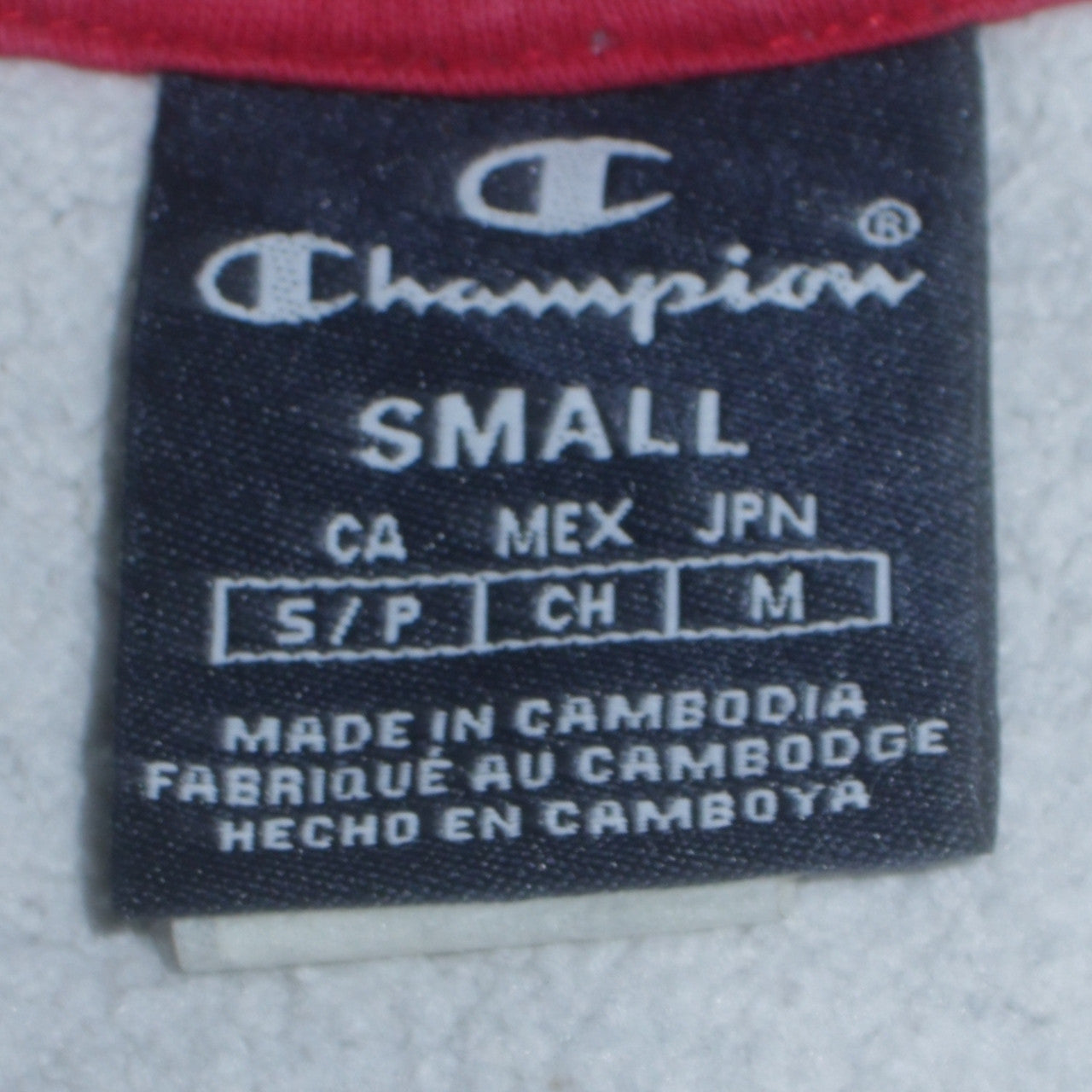 Champion Men's Grey Small Pullover Hoodie Cotton Blend Classic Fit