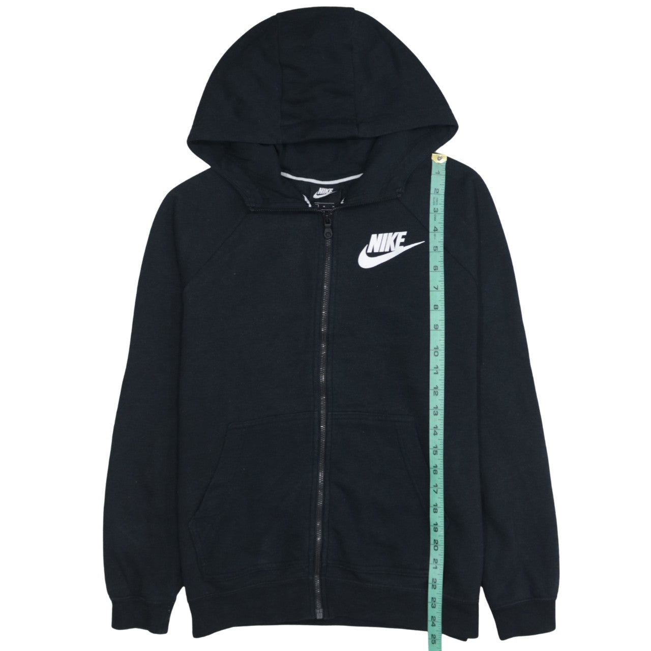 Nike Men's Black Full Zip Hoodie M Regular Fit Sportswear