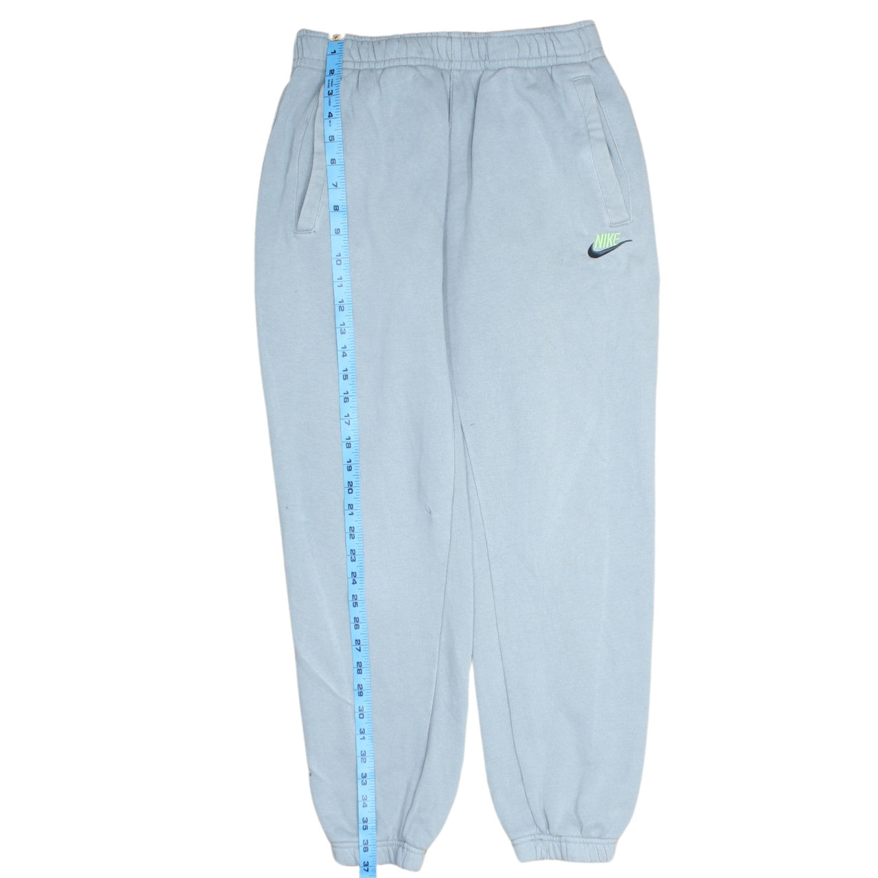 Nike Men’s Grey Fleece Jogger Sweatpants Size S Elastic Waist