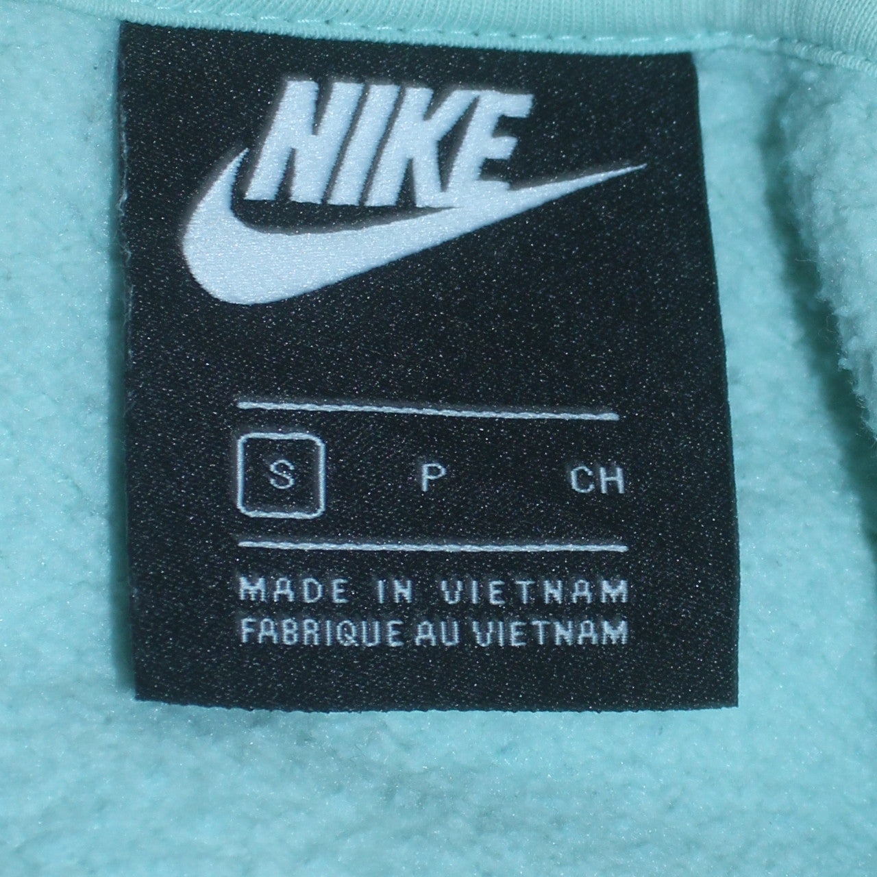 Nike Men's Blue Small Pullover Hoodie with Logo
