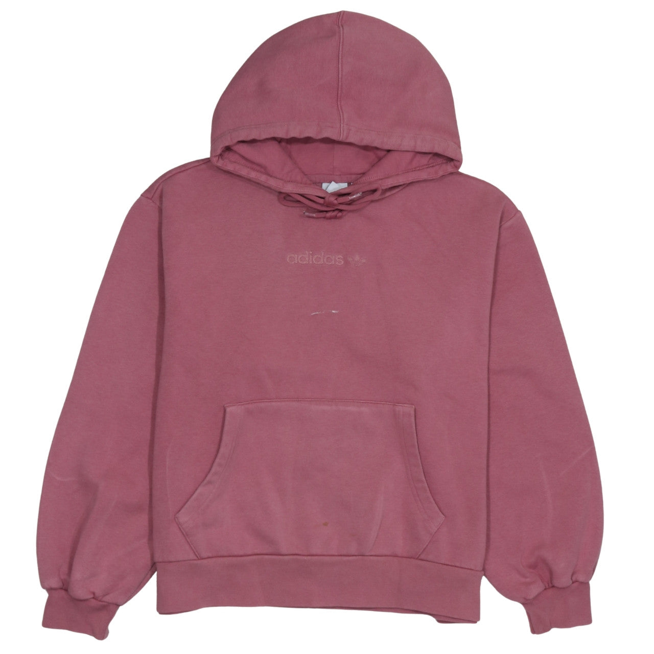 Adidas Women Pink Pullover Hoodie Size 10 Hooded Sweatshirt Casual