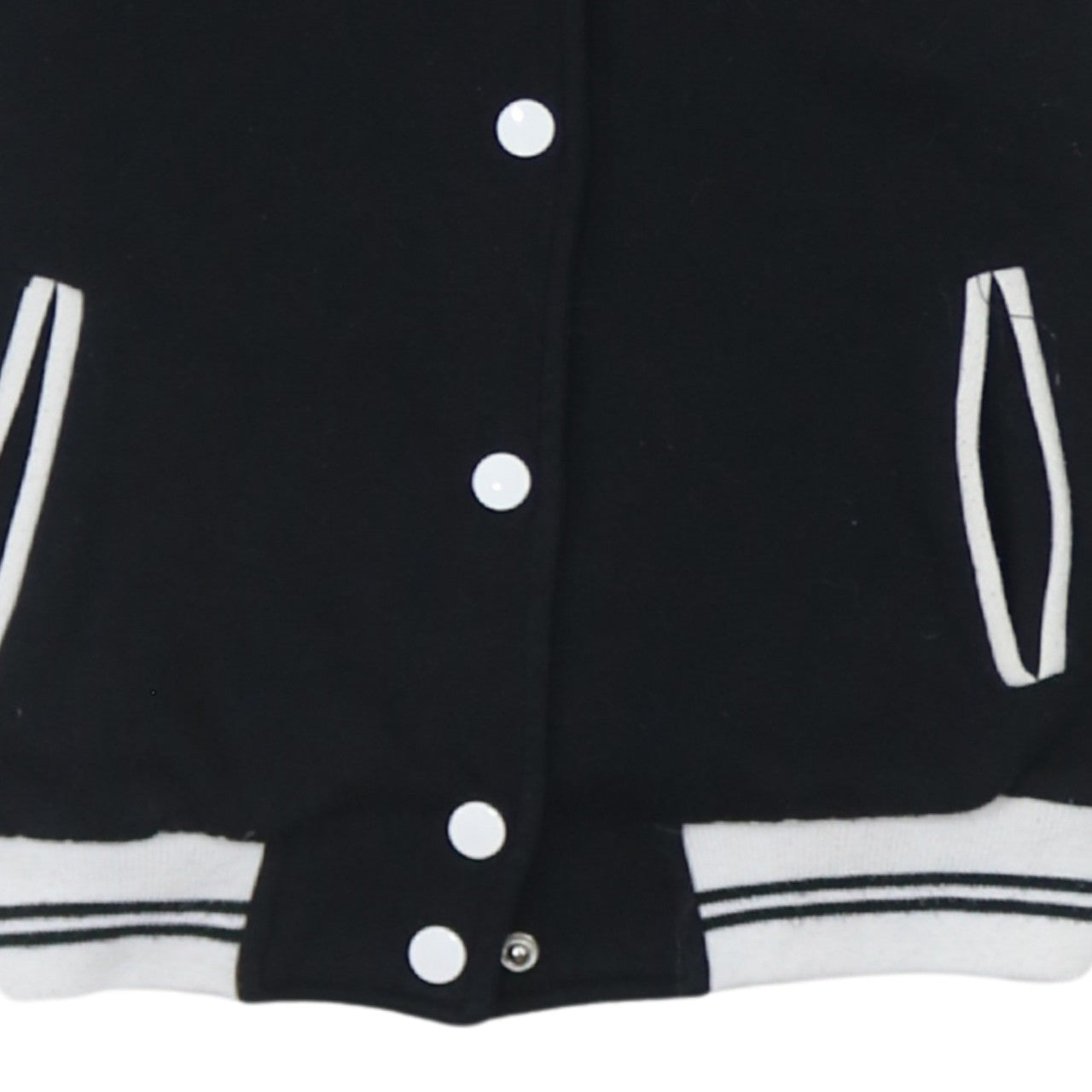 Tally Weijl Women's Black Varsity Jacket Size 6